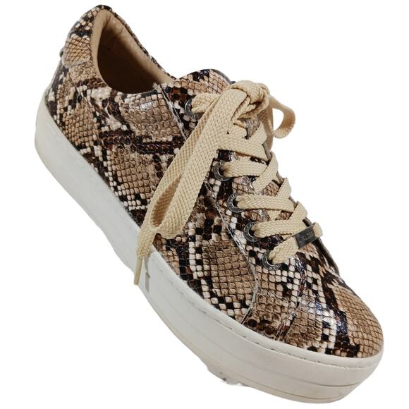 J Slides Hilton Platform Sneakers GUC $158 size 8 S2463 - Picture 1 of 11